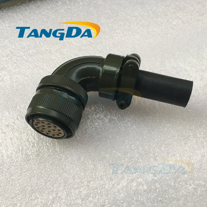 Tangda Connectors Servo motor plug aviation plug VW3M8122 17p 17pin 17 core MS3108B 20-29s Elbow YDM30200447 A.