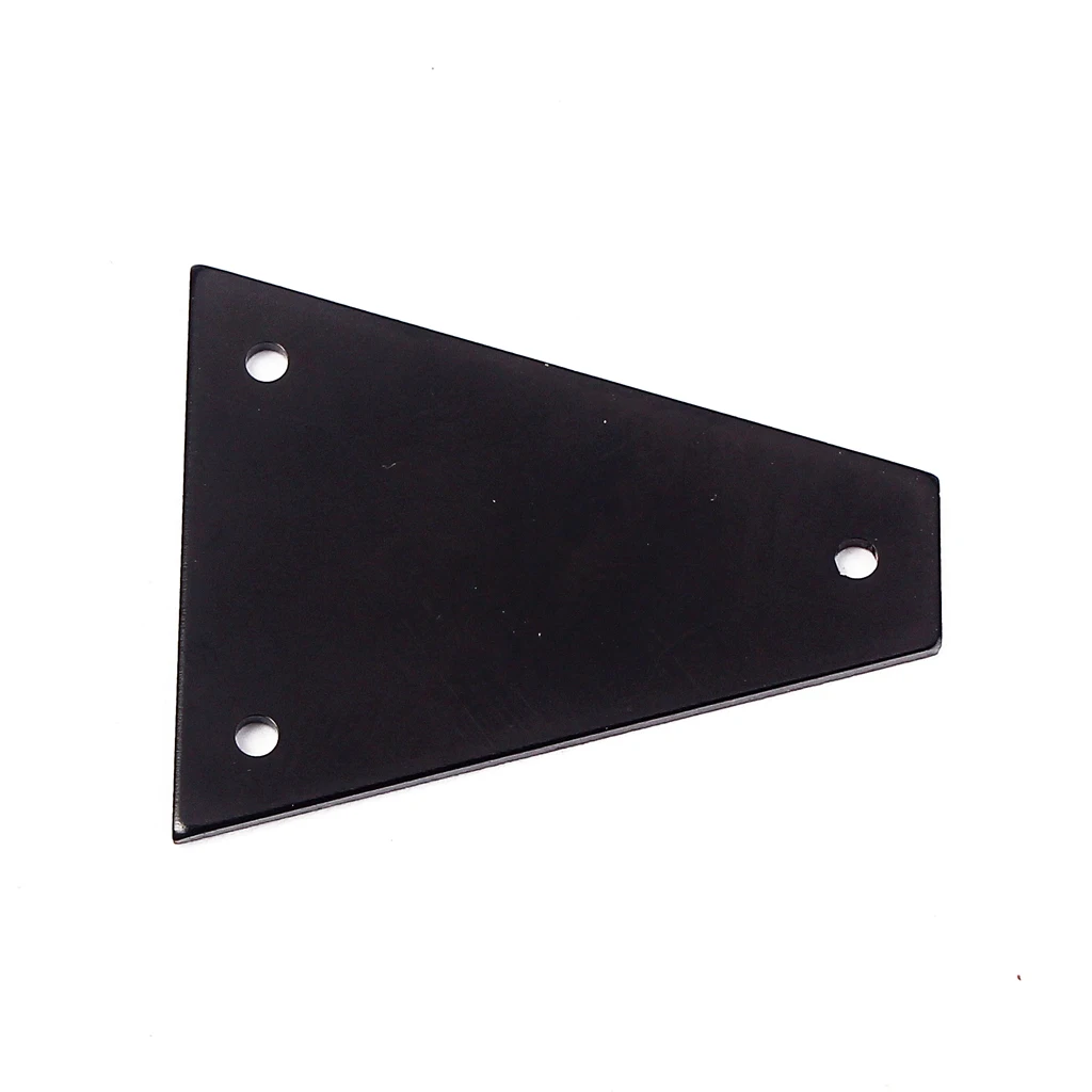 Blank High Quality Aluminum Alloy Truss Rod Cover ACCS for Import Jackson Guitar - Black