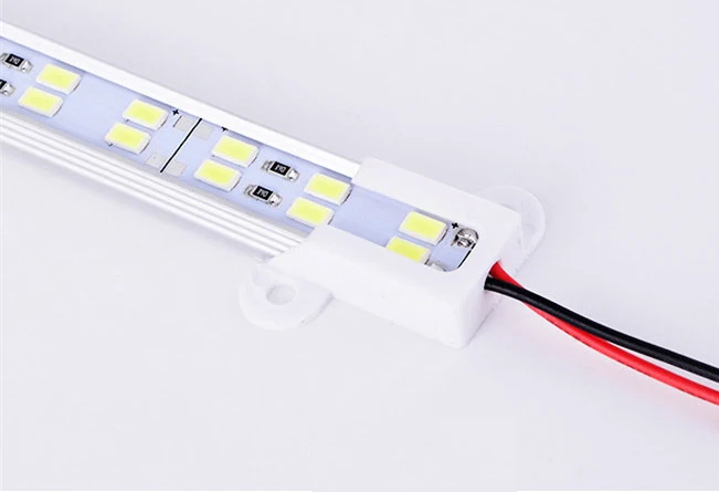 U Shape 5630 SMD 72LEDs Hard Strip 50cm Length Cool/warm White 12v 24V led Hard Led Light Bar Profile 10pcs