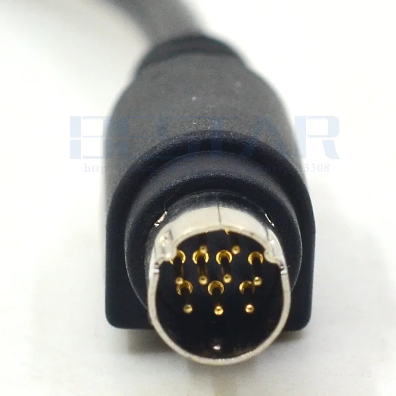 20CM 9-pin Video-In / Video-Out (VIVO) Male to RCA Component / Composite / S-Video Female Adapter