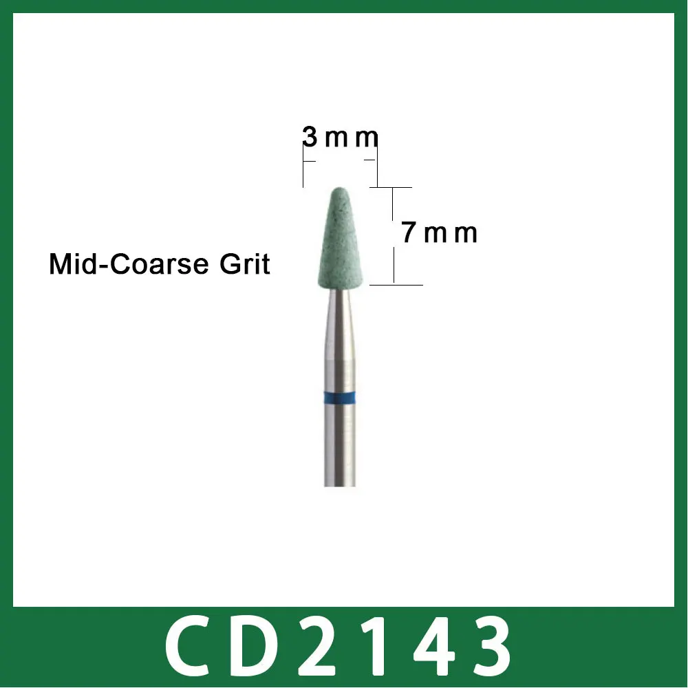 Broyeur de diamant de zircone de laboratoire dentaire 2 pièces/lot, sans refroidissement à eau pour une meilleure Performance de coupe