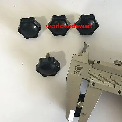 5 sztuk M5 x 12/16/20/25/30mm długość gwintu x 25mm głowy średnica gwiazda głowy pokrętło zaciskowe