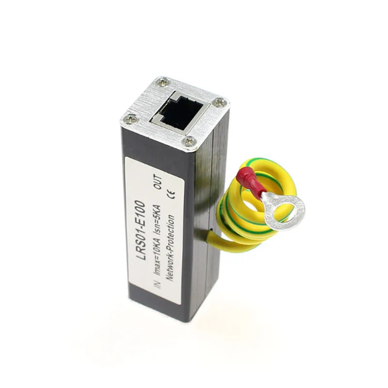 Network RJ45 Surge Protector Protection device Lightning Arrester SPD for 100M Ethernet Network