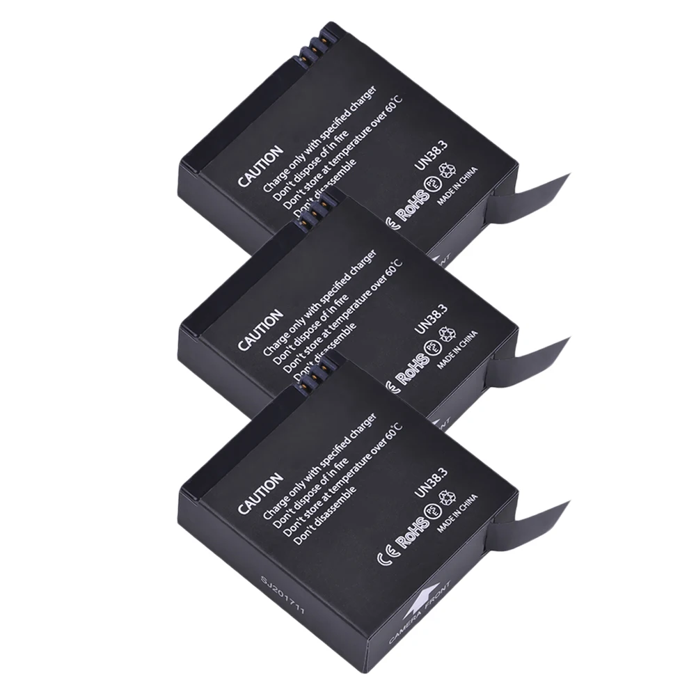 3PCS 1000mAh Original SJCAM SJ6 LEGEND Battery for SJCAM SJ6 Legend Sport Action Camera Accessories