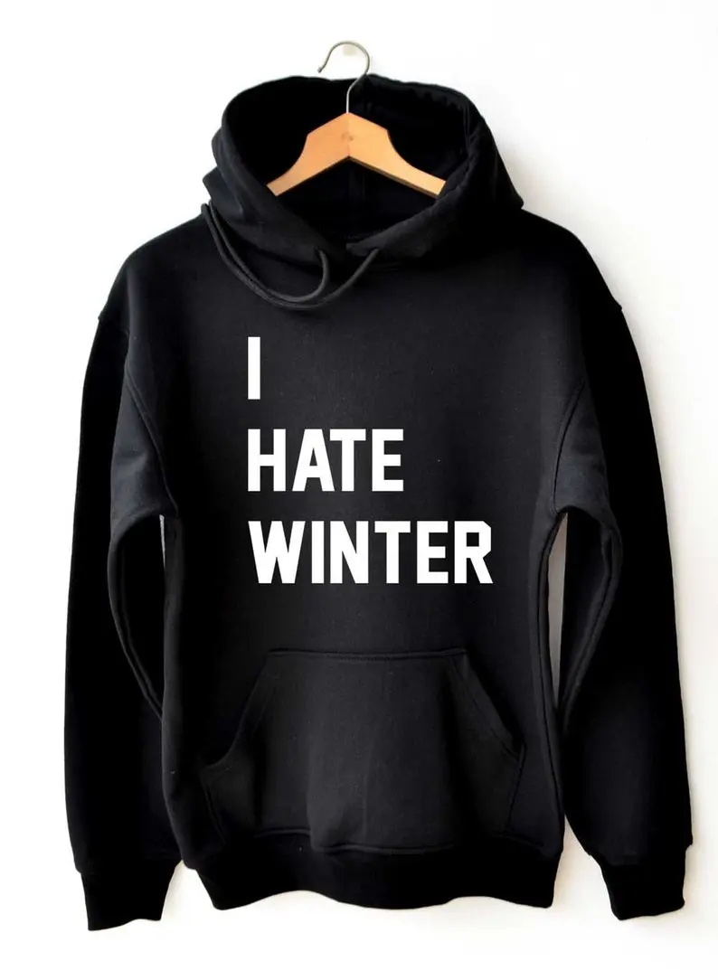 Skuggnas nouveauté je déteste hiver sweats à capuche à manches longues haute qualité graphique sweats à capuche unisexe pulls à capuche de mode 90s hauts esthétiques