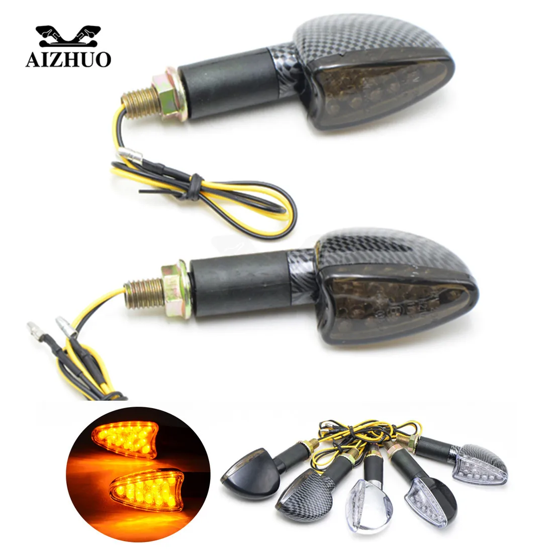 Motorcycle Accessories LED Tail Signal Turn Signal For Honda VT 750 VTX 1800 CB 1300 SHADOW 1100 CBF 600 SUZUKI LTZ 400 SV 650