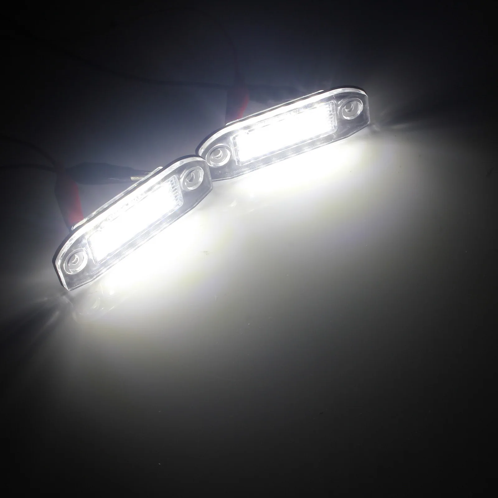 ANGRONG 2x Xenon LED License Number Plate Light Error Free Canbus For Volvo V50/60/70 S40/60/80 XC60/40/90