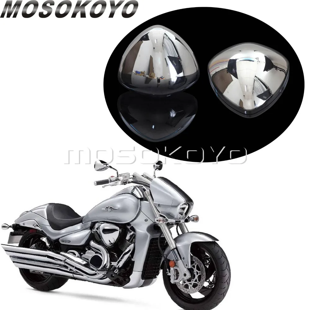 2X Chrome ABS Air Filter Cover Air Cleaner Guard for Suzuki Boulevard M109 M109R VZR1800 Left Right Side