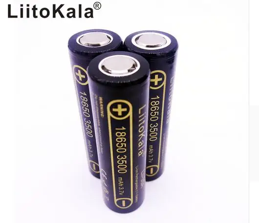 Heißer Original LiitoKala 30A Lii-35A 18650 Li-Ion Akku 3,7 V 3500 mAh Wiederaufladbare Li-Ion High Drop Batterie für Flashinglig