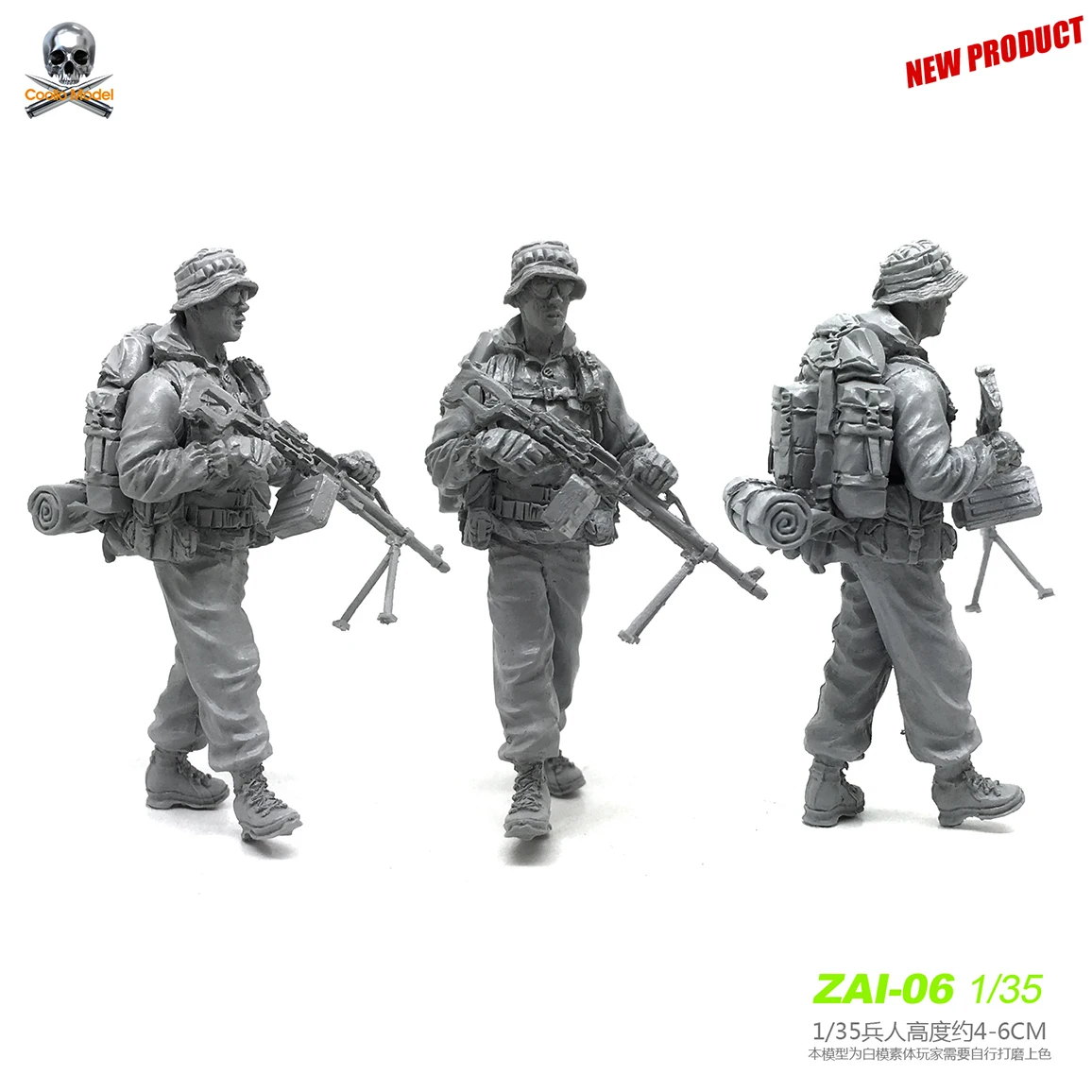 1/35 Resin Soldier  Of Russian Modern Special Forces Model Kits Zai-06