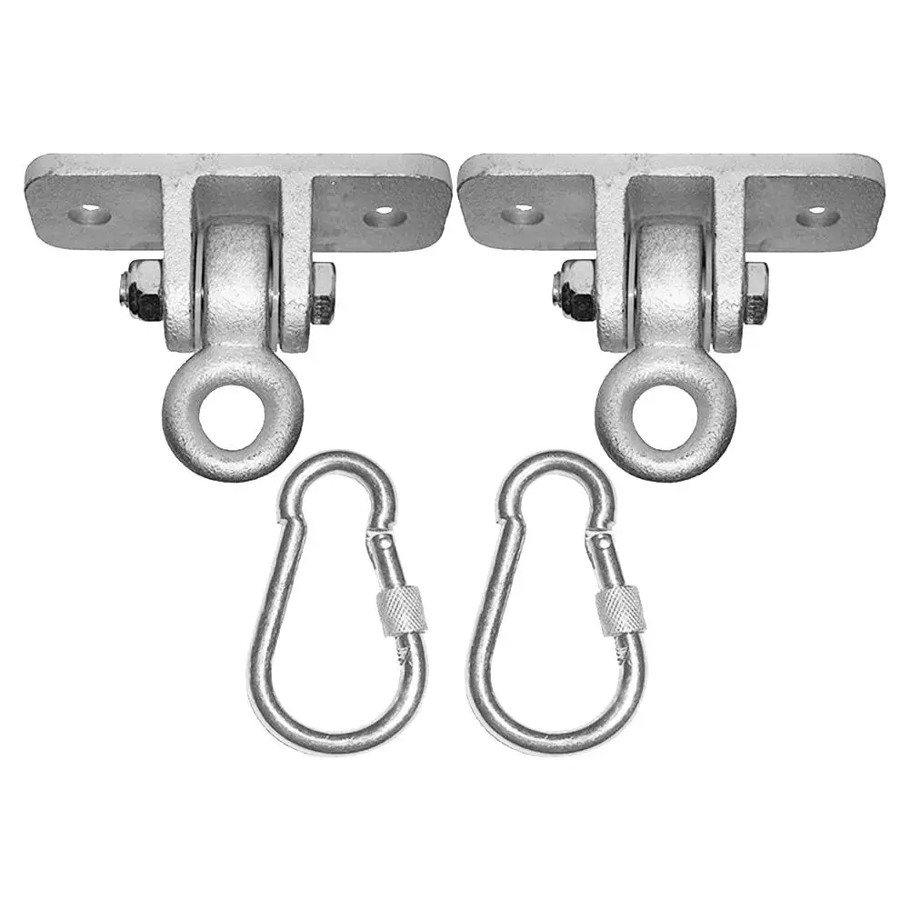 Aerial Swing Hangers 500kg Capacity Ceiling Mount For Yoga Hammock Swing Chair Sandbag Outdoor Locking Snap Hooks Dropship