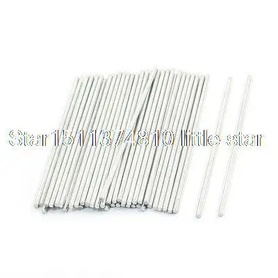 

RC Helicopter Toy 80mm x 2mm Stainless Steel Round Rod Shaft Axles 50Pcs