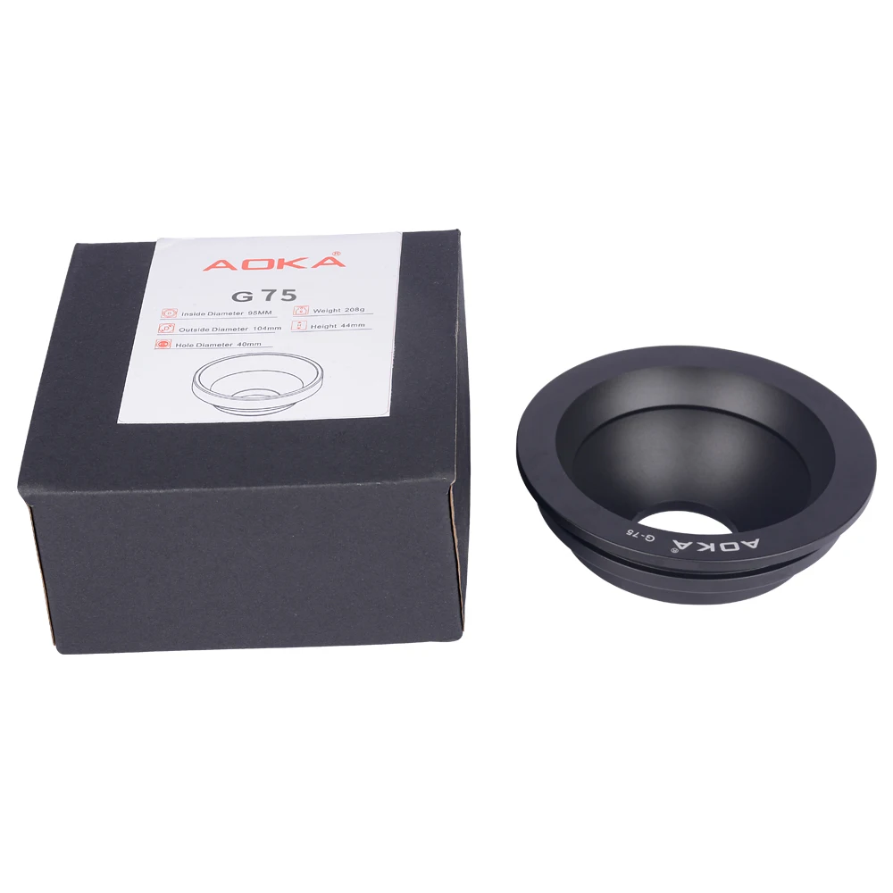 AOKA G-75 كاميرا tripd التبعي الكرة عاء محول ل GITZO كما ستستهدف SACHTLER