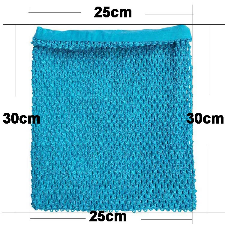 1pc 25x30cm 12inch with Lined Crochet Tutu Tube Adult Chest Wrap Spool Tutu Soft Wedding Birthday Party Kids Favors Baby Shower