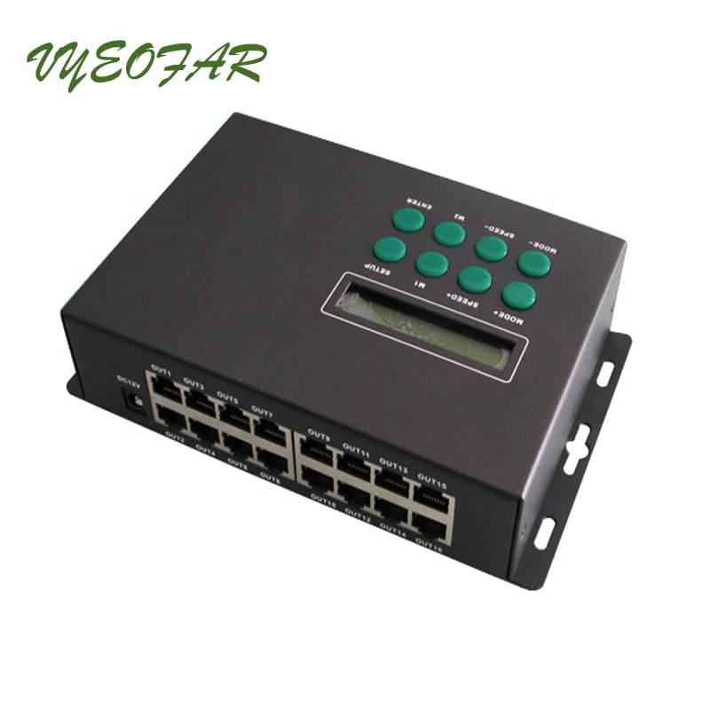 New LT-600 LED Lighting Control System 64k Grey Level Online/Offline/Wifi/DMX/SPI SD Card LPD6803 WS2811  TM1803 Driving ICs