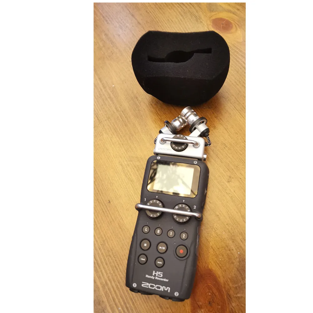 الزجاج ميكروفون رغوة الإسفنج غطاء البوب تصفية للتكبير H5 H6 XYH-6 تسجيل القلم مفيد مسجل Mic Microfone الزجاج الأمامي