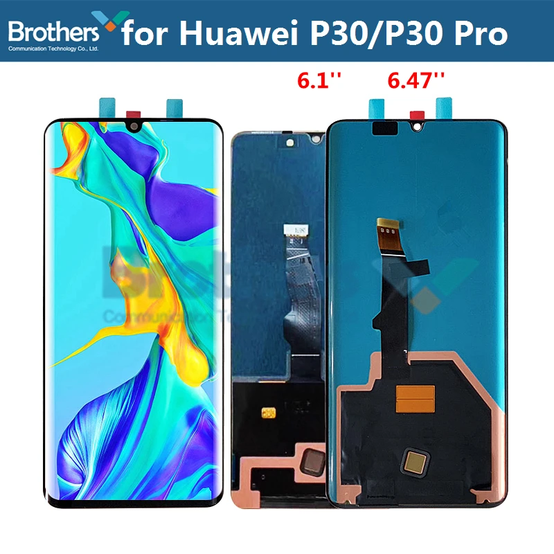 Original for Huawei P30 LCD Screen ELE-L29 L09 L04 LCD Display for Huawei P30 Pro VOG-L09 VOG-L04 LCD L29 Touch Screen Digitizer