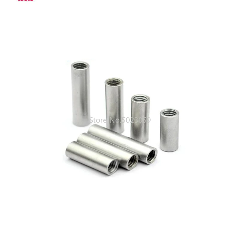 10 pieces Connecting pipe rivet Cheese M4 Thread Diy Knife material Making knife Handle screw Cylindrical Nuts