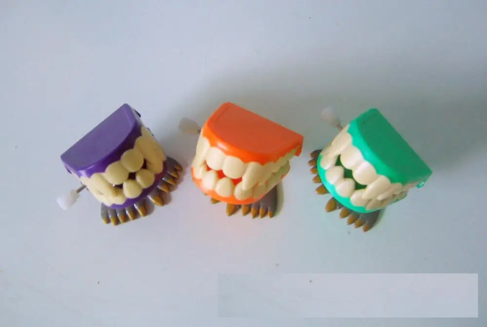 Ihope-brinquedo de 45mm para crianças, presente dental para pular no corrente, dentes fantasma de pular, brinquedo para crianças, presente para o dia dos seus sonhos