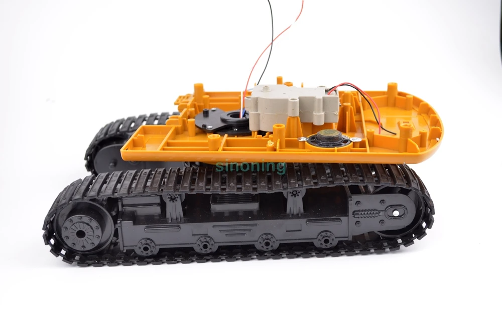 Robot Tank excavator Chassis cralwer digger rugged strong left and right turning DIY SN1000