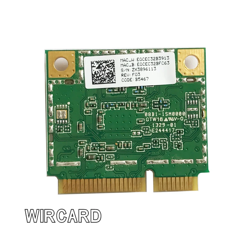 Tarjeta de red Lan combinada AR5B22, Wifi de banda Dual de 300Mbps, Media PCI-E, WLAN, 2,4G/5Ghz, Wifi + BT 4,0