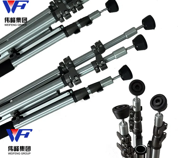 คุณภาพสูง Professional อะลูมินัมอัลลอย Weifeng กล้องวิดีโอขาตั้งกล้อง WF-6307A 3-Way Pan Head แบบพกพาขาตั้งกล้องดิจิตอล