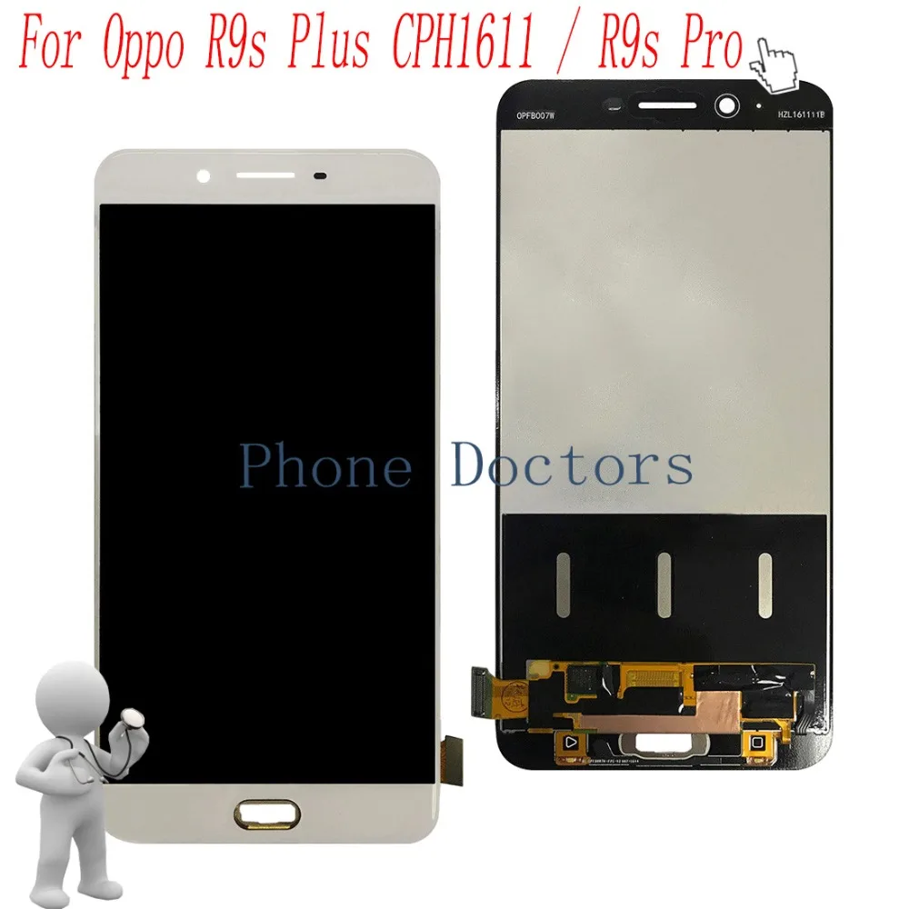 

6.0 " For Oppo R9s Plus Full LCD Display With Touch Screen Digitizer Assembly For Oppo CPH1611 / OPPO R9s Pro