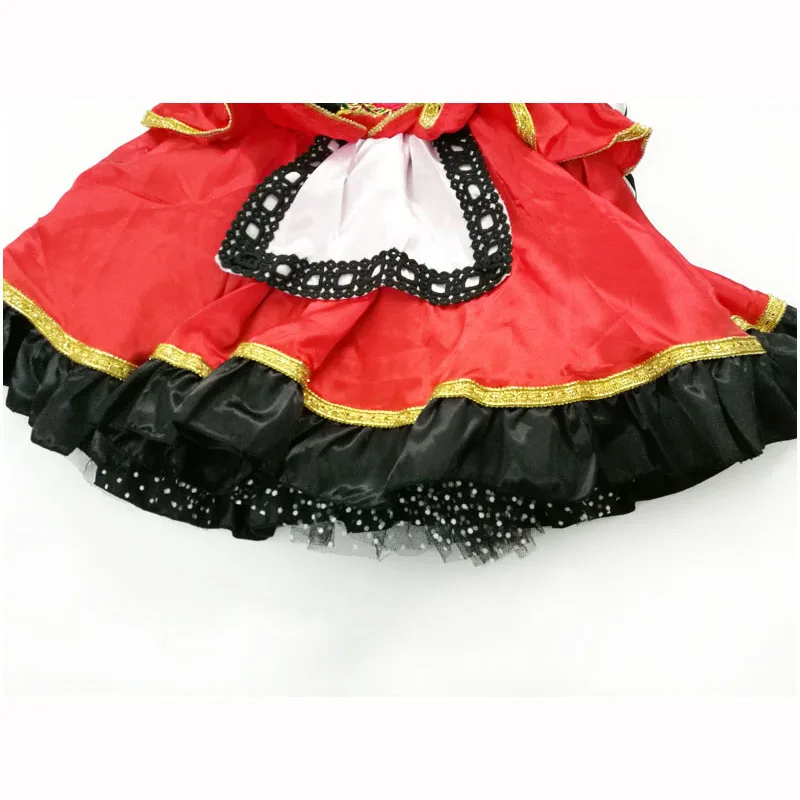 Little Red Riding Hood Costume for Women Fancy Adult Halloween Cosplay Fantasia Carnival Fairy Tale Plus Size Girl Dress+Cloak image 6