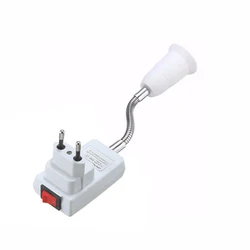 E27 Flexible Extension Converter LED Light Lamp Bulb Extend Adapter Wall Socket Lamp Base Holder Screw Socket E27 Socket