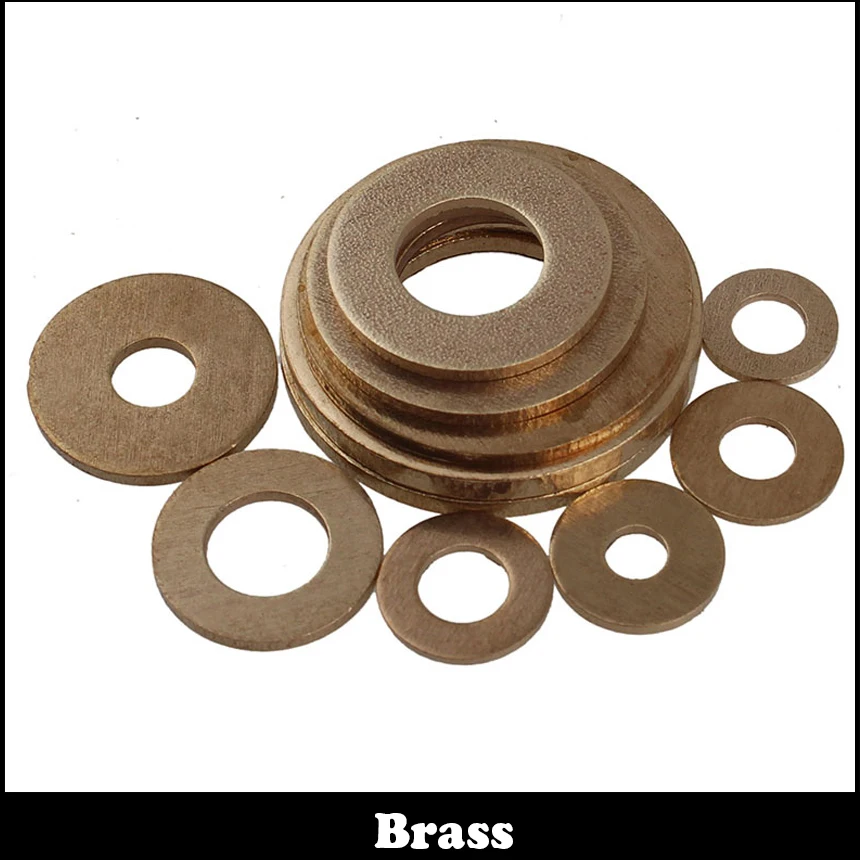 

M5 M6 M5x14x1 M5*14*1 M6x18x1.5 M6*18*1.5 Machine Spacer DIN125 Plain Ring Gasket Flat Brass Washer