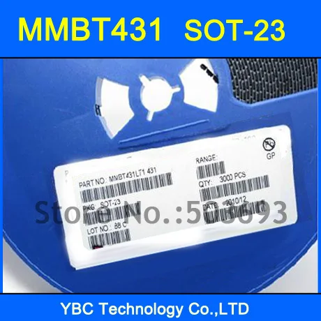 Free Shipping 200pcs/lot SMD MMBT431 TL 431 Triode Transistor  SOT-23