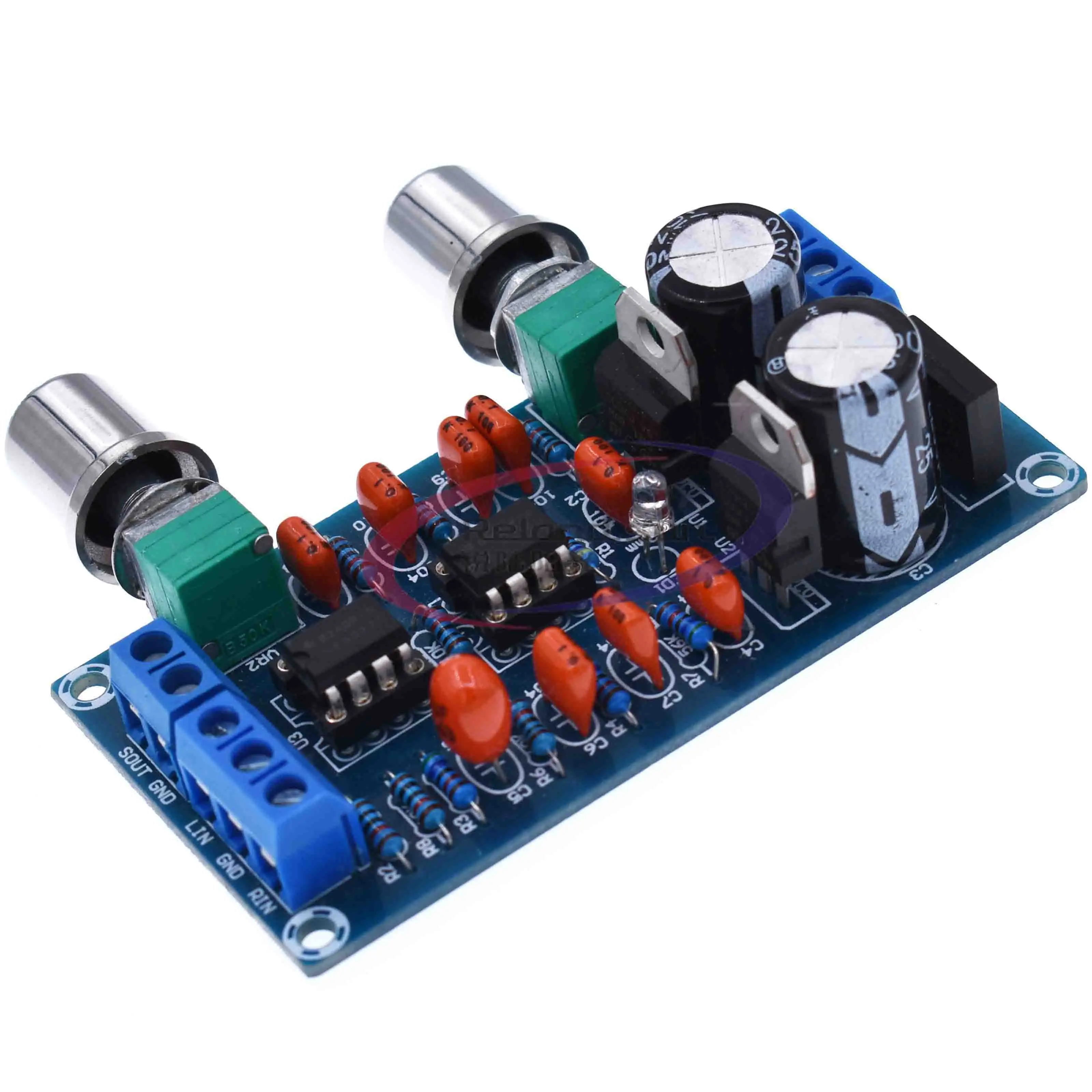 NEW NE5532 Low Pass Filter Board Subwoofer Volume Control Board Amplifier Module 9-15V