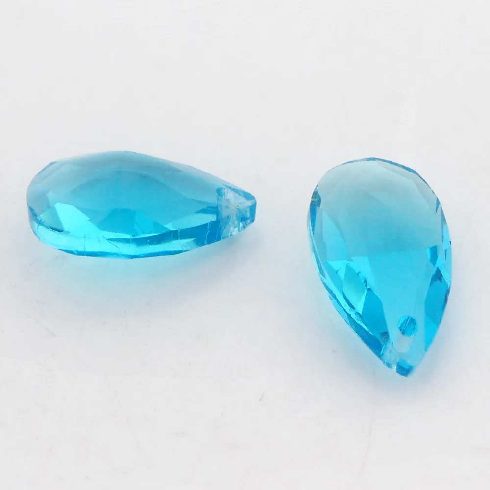 Vendita calda all\'ingrosso nuovo arrivo 60 pz AAA di alta qualità 16mm 6106 cristallo mandorla/pera ciondolo orecchino collana perline spedizione
