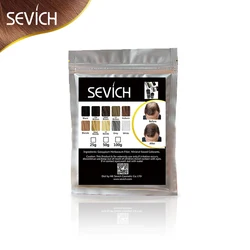 Ricrescita Parrucca Olio Le Fiber Dei Capelli di Estensione Dei Capelli Della Cheratina Perdita di Diradamento Styling Fibra In Polvere Spray Per Capelli Applicatore Sevich 25g di Ricarica