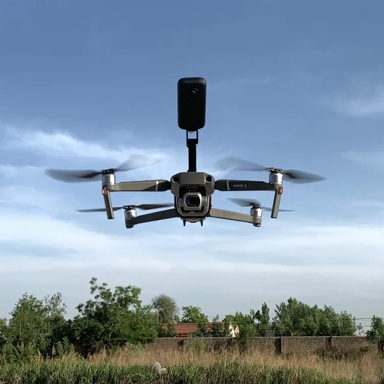 Insta 360 One X Camera Bracket Panoramic Sports Camera 360 Degree VR Top Mount Holder Fixed Clamp Adapter Mavic Pro 2 Pro Zoom