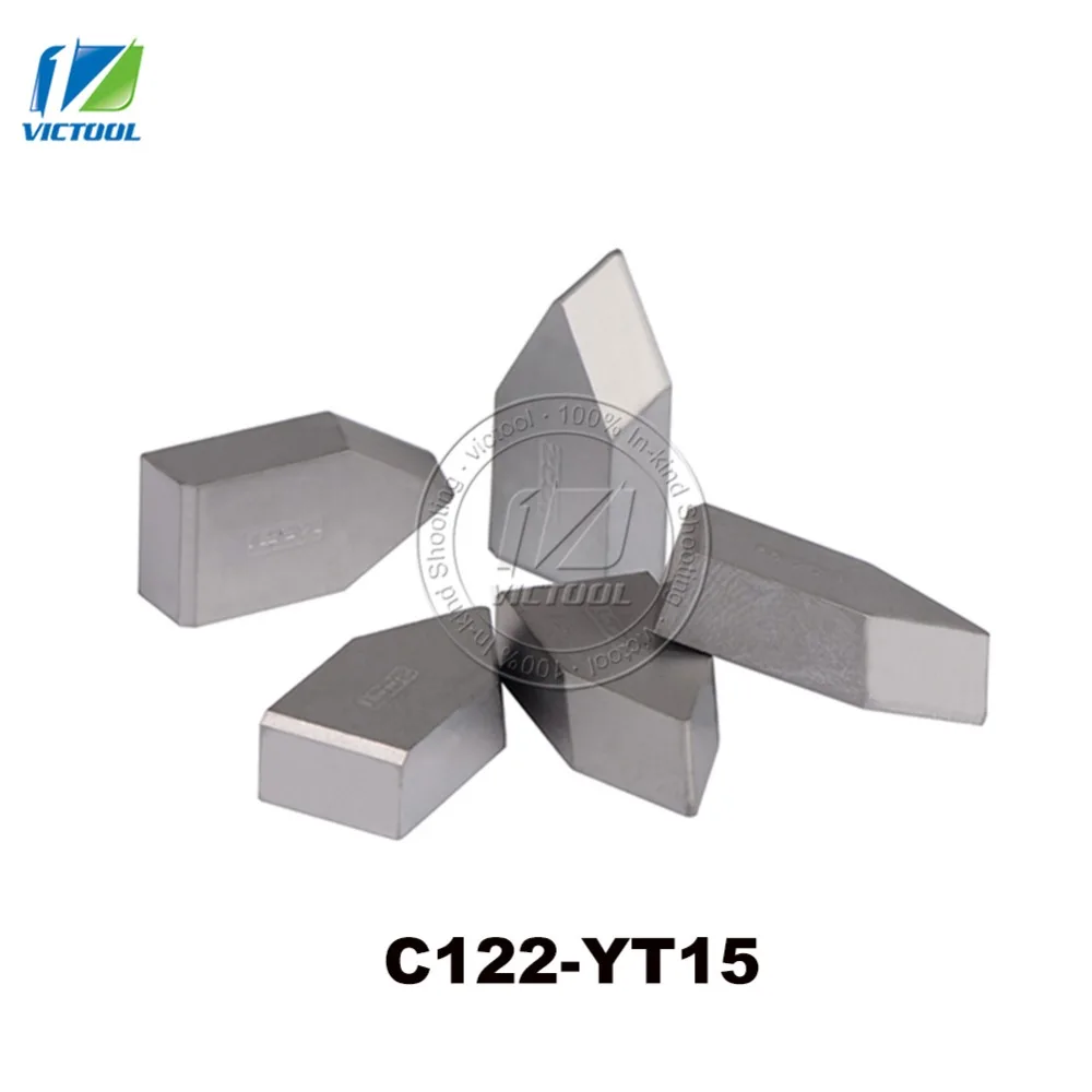 10pcs/lot C122 YT15 tungsten brazed tips Carbide inserts threading turning tools & turning tools for peripheries