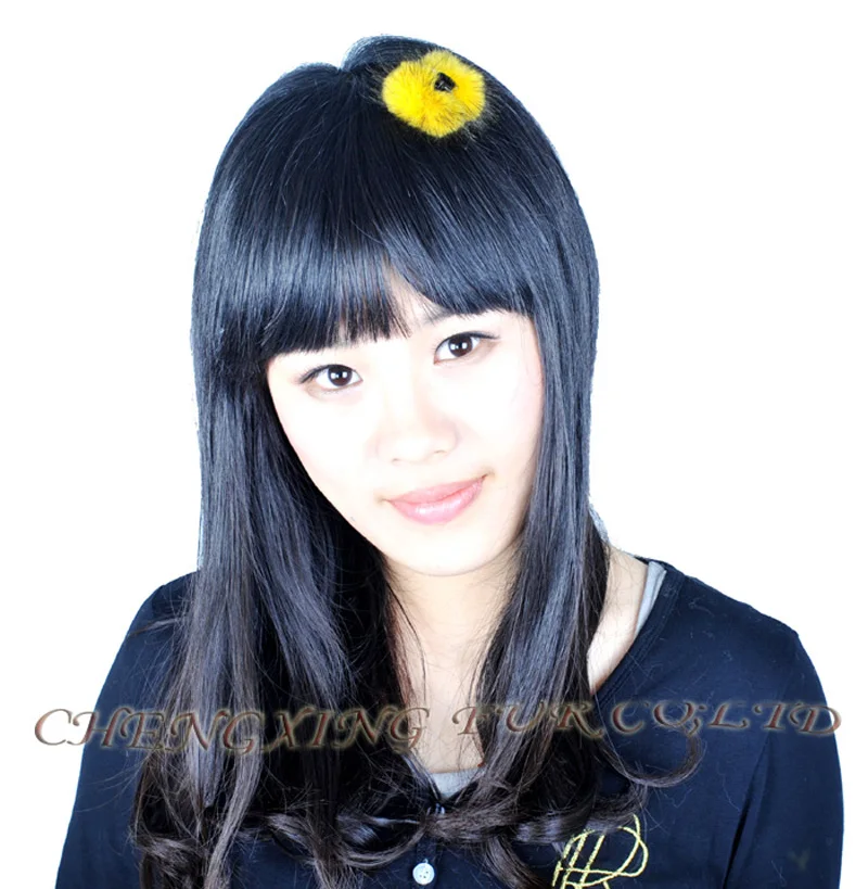 

FREE SHIPPING CX-E-25 Pompoms Claws Genuine Mink Fur Hair Accessories