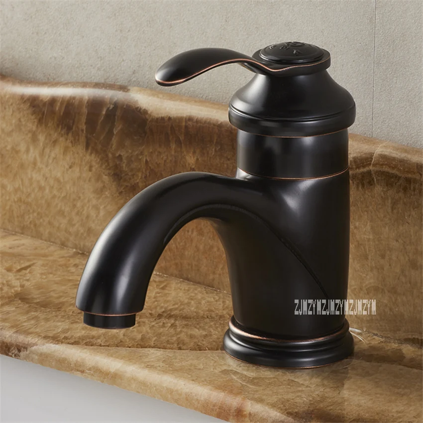 LA10115 European-style Washbasin Faucet Counter Basin Faucet Home High-quality Brass Single Hole Hot And Cold Water Basin Faucet