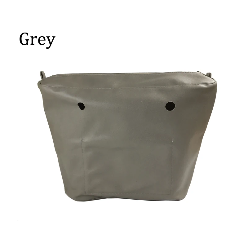 PU classic size Inner lining Zipper Pocket insert interior for obag o bag silicon handbag bag accessories