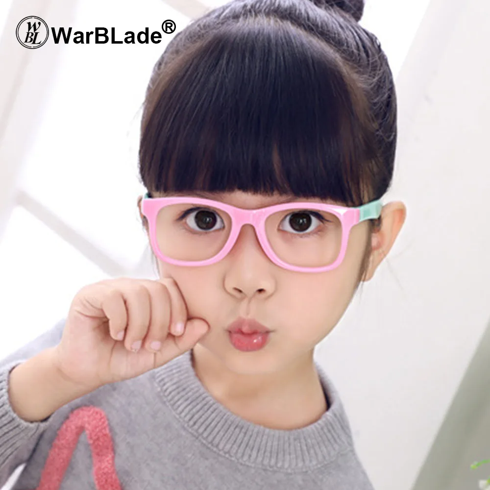 

WarBLade Child Clear Eyewear Spectacle Frame Boy Girl Myopia Prescription Eyeglass Frames Kids Optical Glasses Frame Oculos