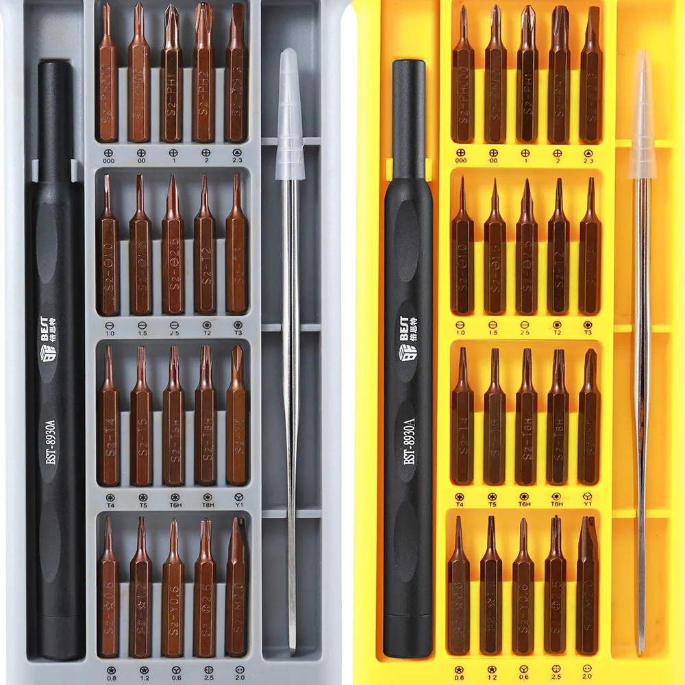 BST magnetic bit 22 in 1 kit di strumenti di riparazione professionale set di cacciaviti di precisione multifunzionali per iPhone,Mac,Laptop
