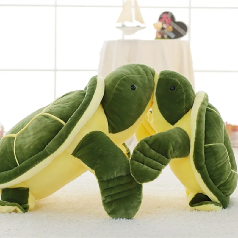 1pc Kawaii Huge Size Plush Tortoise Toy Cute Turtle Creative Pillow Staffed Cushion Home Decorate for Girl Vanlentine's Day Gift