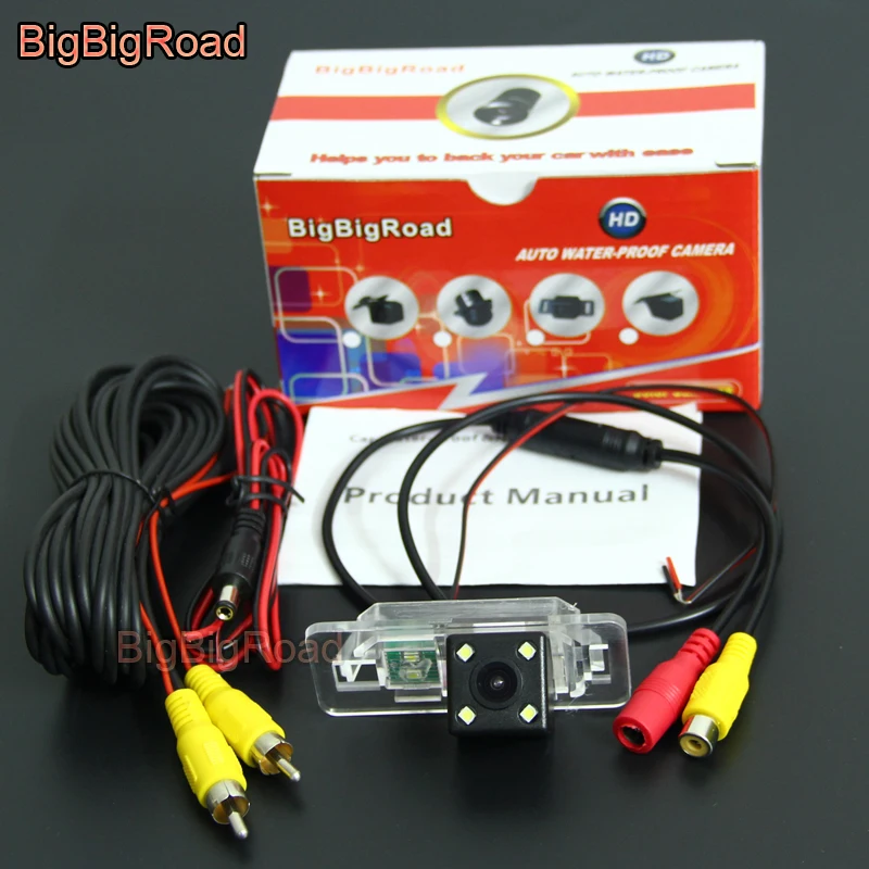 Bigbigroad bmwミニクーパーR50 R52 R53 R56 2001 2012 2013 2014 -2008車のリアビューバックアップ防水駐車場カメラ