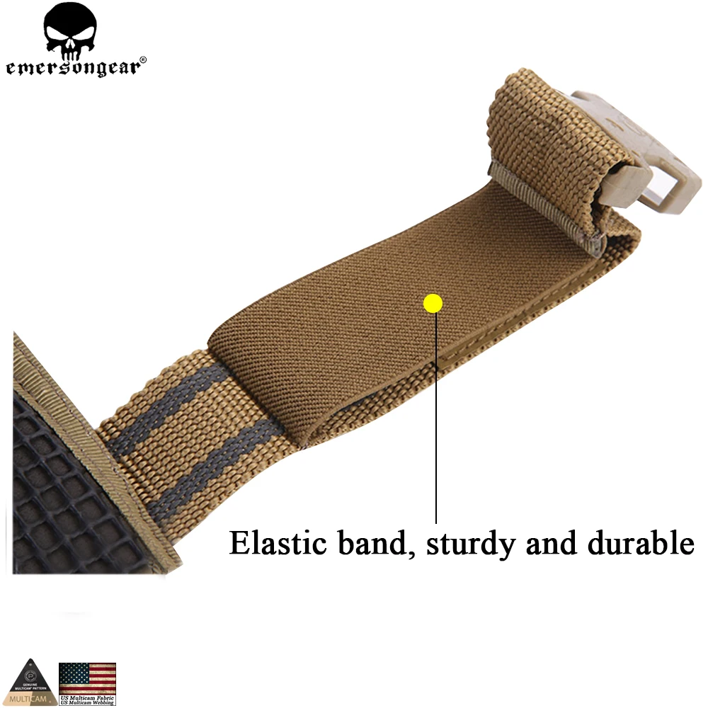 EMERSONGEAR Modular Rife Leg Panel Pouch Tactical Molle Drop Leg Pouch Hunting Pistol Gun Holster Tools Molle Pouch  EM6277