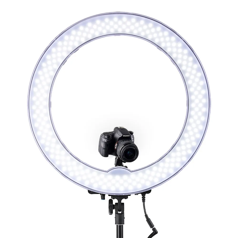 FOSOTO RL-18 Photography Lighting Dimmable Ring Lamp Camera Ring Lamp Led Ringlight With Tripod Stand For Phone Youtube Makeup