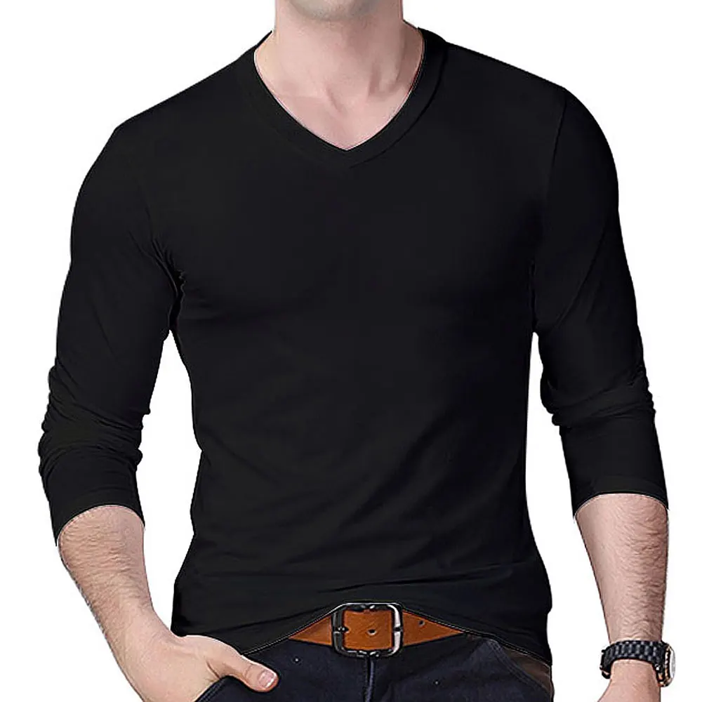 2022 Man\'s Op Neck Designer Long-sleeve T Shirts Slim Fit Fashion Cotton Casual Scoop Neck Fitness T-shirt Men Big Size 4XL 5XL