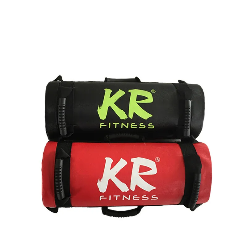 KR-Unfilled Power Bag for Fitness, Body Building, Gym Sports, Crossfit Sand Bag, Muscle Training, PU Leather, Heavy Duty