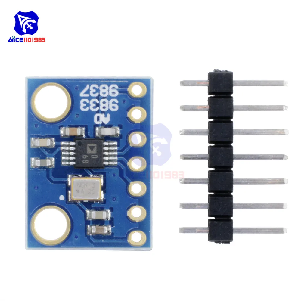 AD9833 Programmable Microprocessors Serial Interface Module Sine Square Waveform DDS Signal Generator Module 3.3V for Arduino