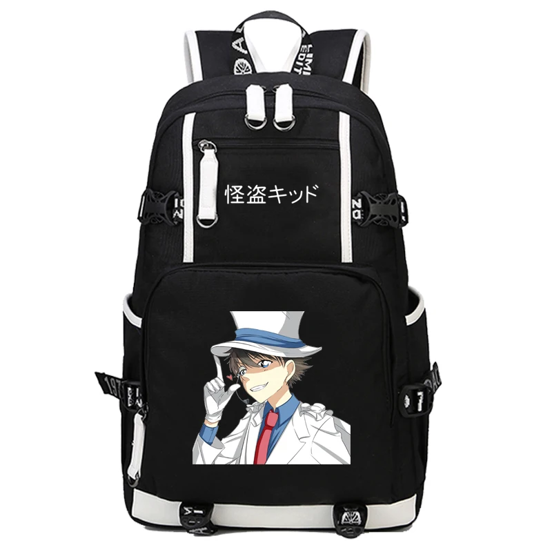 Japonia anime detektyw Conan plecak mężczyźni kobiety student bookBag torba podróżna torba na ramię plecak