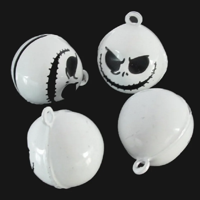 การ์ตูน Skull Bell Charms สร้อยคอจี้ฮาโลวีน Party เทศกาลแขวนเครื่องประดับตกแต่ง